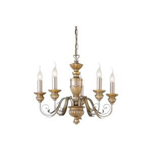Ideal Lux Ideal Lux - Lustr na řetězu FIRENZE 5xE14/40W/230V pr. 55 cm zlatá