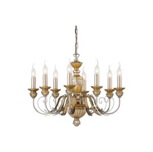 Ideal Lux Ideal Lux - Lustr na řetězu FIRENZE 8xE14/40W/230V pr. 64 cm zlatá