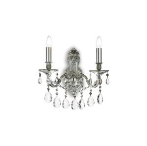 Ideal Lux Ideal Lux - Křišťálové nástěnné svítidlo GIOCONDA 2xE14/40W/230V lesklý chrom