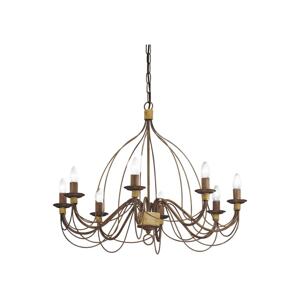 Ideal Lux Ideal Lux - Lustr na řetězu CORTE 8xE14/40W/230V pr. 80 cm měď