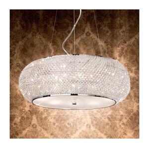 Ideal Lux Ideal Lux - Křišťálový lustr na lanku PASHA 6xE14/40W/230V pr. 40cm lesklý chrom