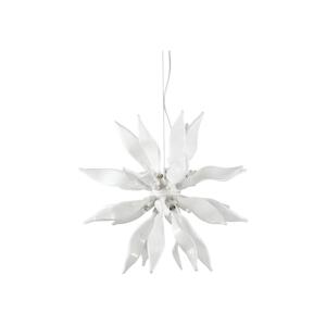 Ideal Lux Ideal Lux - LED Lustr na lanku LEAVES 8xG9/3W/230V pr. 63 cm bílá