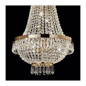 Ideal Lux Ideal Lux - LED Křišťálový lustr na řetězu CAESAR 6xG9/3W/230V pr. 38 cm zlatá