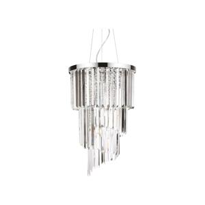 Ideal Lux Ideal Lux-Křišťálový lustr na lanku CARLTON 8xE14/40W/230V pr. 40cm lesklý chrom