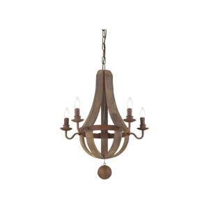 Ideal Lux Ideal Lux - Lustr na řetězu MILLENNIUM 5xE14/40W/230V pr. 52 cm hnědá