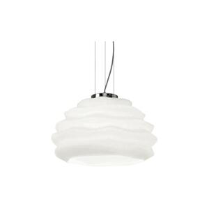 Ideal Lux Ideal Lux - Lustr na lanku KARMA 1xE27/60W/230V pr. 39 cm bílá