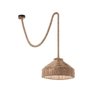 Ideal Lux Ideal Lux - Lustr na lanku CANAPA 1xE27/15W/230V pr. 41 cm hnědá
