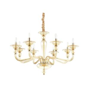 Ideal Lux Ideal Lux - Lustr na řetězu DANIELI 8xE14/40W/230V pr. 85 cm mosaz