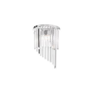 Ideal Lux Ideal Lux - Křišťálové nástěnné svítidlo CARLTON 3xE14/40W/230V lesklý chrom