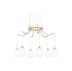 Ideal Lux Ideal Lux - LED Lustr na lanku KAROUSEL 6xG9/3W/230V pr. 72 cm mosaz