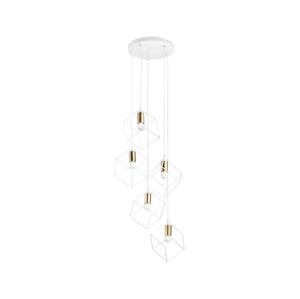 Ideal Lux Ideal Lux - Lustr na lanku ICE 5xE27/60W/230V pr. 50 cm bílá