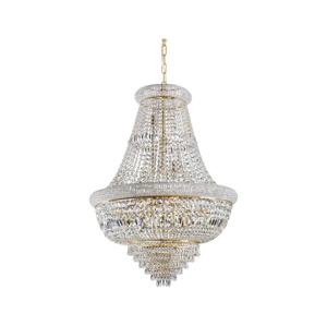 Ideal Lux Ideal Lux - Křišťálový lustr na řetězu DUBAI 24xE14/28W/230V pr. 80 cm zlatá