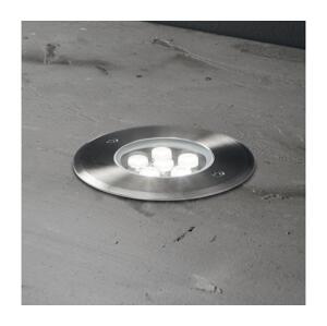 Ideal Lux Ideal Lux - LED Nájezdové svítidlo FLOOR LED/6W/230V pr. 12 cm CRI 90 IP67 chrom