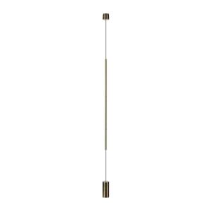Ideal Lux Ideal Lux - LED Stojací lampa FILO LED/14W/230V 2700K CRI 90 mosaz