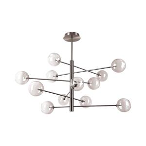 Ideal Lux Ideal Lux - LED Lustr na tyči EQUINOXE 12xG4/2W/230V pr. 128,1 cm chrom/čirá