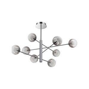 Ideal Lux Ideal Lux - LED Lustr na tyči EQUINOXE 8xG4/2W/230V pr. 128 cm chrom/kouřová