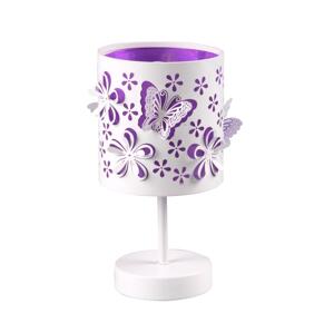ONLI ONLI - Stolní lampa TITILLA 1xE14/6W/230V 22 cm fialová/bílá