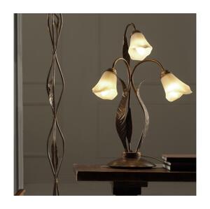 ONLI ONLI - Stolní lampa ALGA 3xE14/6W/230V 61 cm bronzová