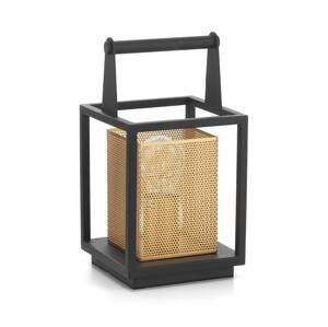 ONLI ONLI - Stolní lampa MALIK 1xE27/22W/230V 29 cm zlatá/černá