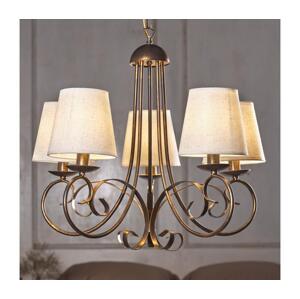 ONLI ONLI - Lustr na řetězu POMPEI 5xE14/6W/230V bronzová