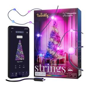 Twinkly Twinkly TWKP100RGB-G - LED RGB Stmívatelný vánoční řetěz LED 8 m USB Wi-Fi