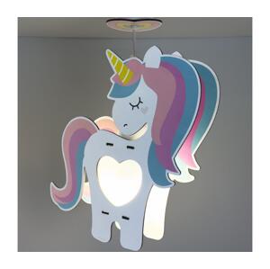 Dalber Dalber 41597 - Dětský lustr UNICORN 1xE27/15W/230V