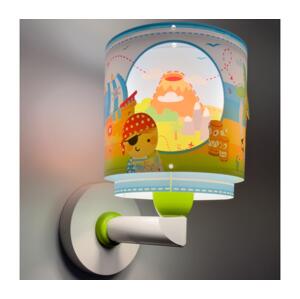 Dalber Dalber 60659 - Dětské nástěnné svítidlo PIRATE ISLAND 1xE27/15W/230V