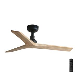 FARO Barcelona FARO 34284 - Stropní látor KLIM S hnědá/černá pr. 92,5 cm + DO