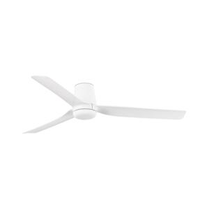FARO Barcelona FARO 33828 - Stropní látor PUNT TUB M bílá pr. 130 cm + dálkové ovládání