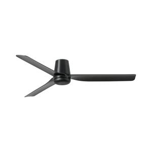 FARO Barcelona FARO 33830 - Stropní látor PUNT TUB M černá pr. 130 cm + dálkové ovládání