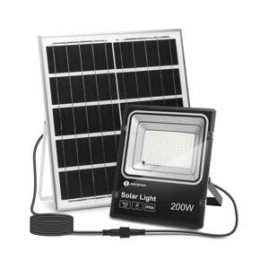 B.V.  - LED Stmívatelný solární reflektor LED/18W/3,2V IP66 + DO