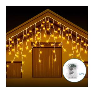 B.V.  - LED Venkovní vánoční řetěz 200xLED/8 funkcí 13x0,6m IP44 teplá bílá