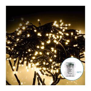 B.V.  - LED Venkovní vánoční řetěz 50xLED/8 funkcí 3xAA 5,3m IP44 teplá bílá B10303K5H