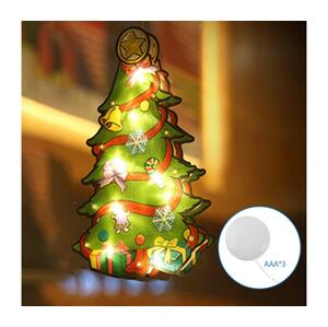 B.V.  - LED Vánoční dekorace LED/3xAAA stromeček 15cm