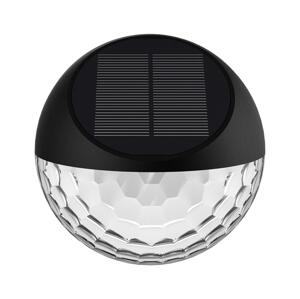 B.V.  - LED Solární nástěnné svítidlo LED/2W/1,2V černá 2700K IP44