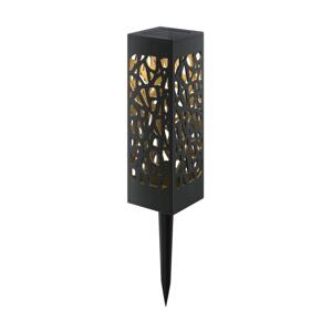 B.V.  - LED Solární lampa LED/0,006W/1,2V 28,5cm černá 2700K IP44