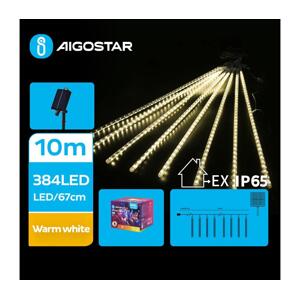 B.V.  - LED Solární vánoční řetěz 384xLED/13m IP65 teplá bílá