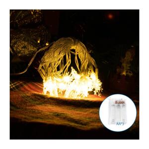 B.V.  - LED Vánoční řetěz 20xLED/3xAA 3,3m vločky B10303Q76