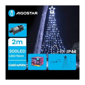 B.V.  - LED Venkovní vánoční dekorace LED/3,6W/230V 2m IP44 studená bílá B10303Q7D