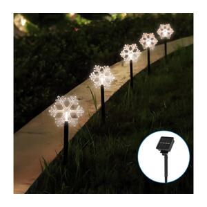 B.V.  - LED Solární vánoční svítidlo LED/0,054W/1,2V 1m IP65 studená bílá