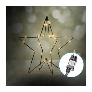 B.V. -LED Venkovní vánoční dekorace LED/3,6W/230V hvězda 30cm IP44 teplá bílá