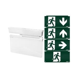 B.V.  - LED Nouzové svítidlo EMERGENCY EXIT LED/3,6W/230V 6500K 500mAh