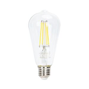 B.V. LED Stmívatelná žárovka FILAMENT ST64 E27/6W/230V 6500K -