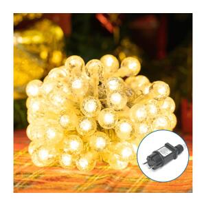 B.V.  - LED Venkovní vánoční řetěz 100xLED/8 funkcí 13m IP44 teplá bílá