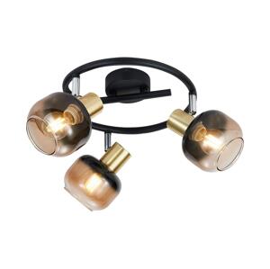 Prezent Prezent  - Bodové svítidlo PEGAS 3xE14/40W/230V černá/kouřová