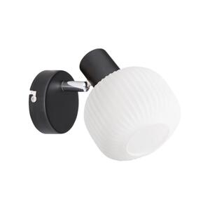 Prezent Prezent  - Nástěnné bodové svítidlo ARYA 1xE14/40W/230V černá/bílá