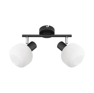 Prezent Prezent  - Bodové svítidlo ARYA 2xE14/40W/230V černá/bílá