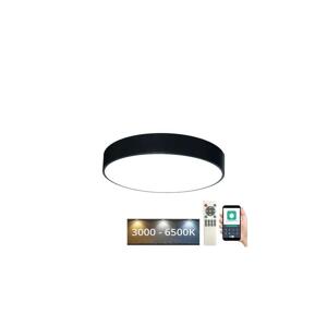 LED Stmívatelné stropní svítidlo LED/50W/230V 3000-6500K černá +dálkové ovládání