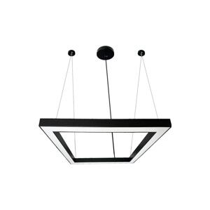 LED Lustr na lanku LED/80W/230V 4000K 120x120 cm černá