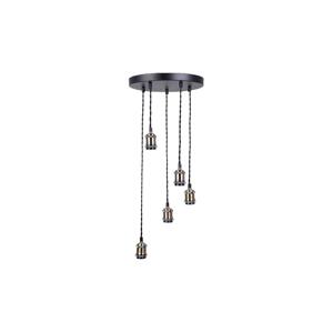 Napájecí kabel 5xE27/60W/230V bronz